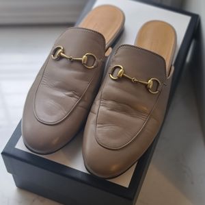 Gucci Princetown Leather Mule